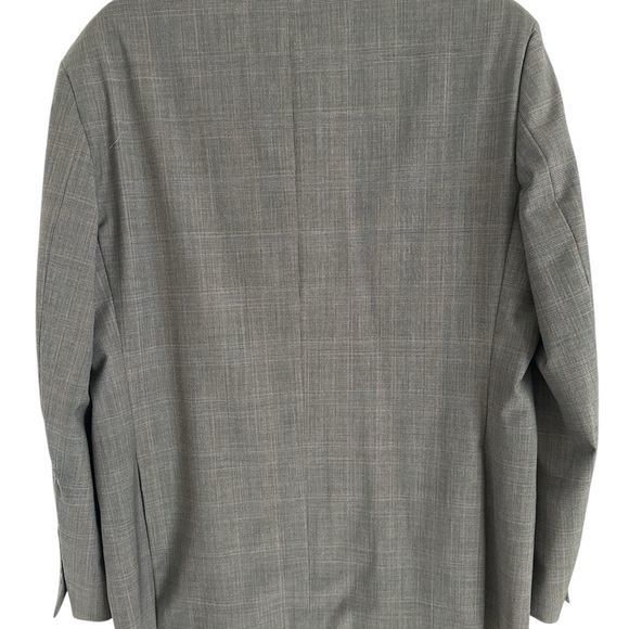 Brooks Brothers Sport Coat Explorer Regent Fit Gray Plaid 46R Wool - Picture 4 of 16